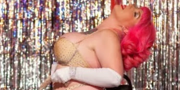 Appel Angel boobs burlesque