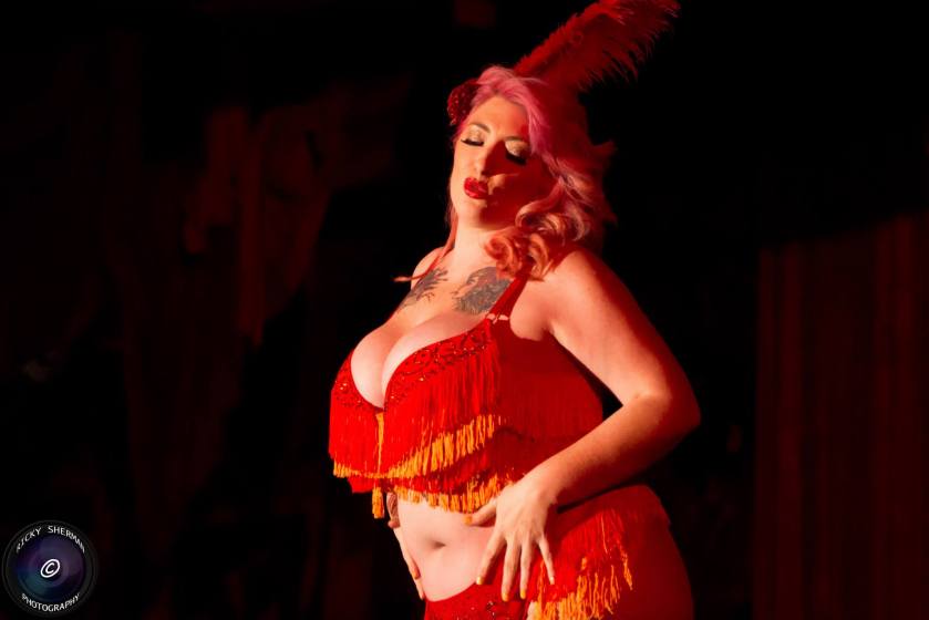 ApplenAngel Play with Fire Show Me Burlesque Festival boobs Appel Angel