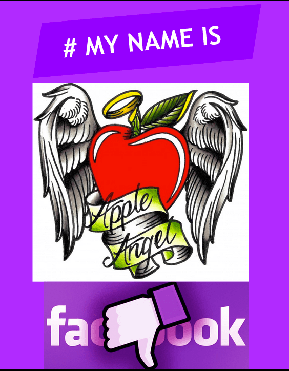 ApplenAngel Apple Angel Facebook #mynameis my name is burlesque