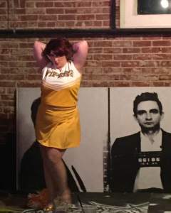 Cheerleader burlesque Deathproof Appel Angel Dr. Sketchy's Tulsa