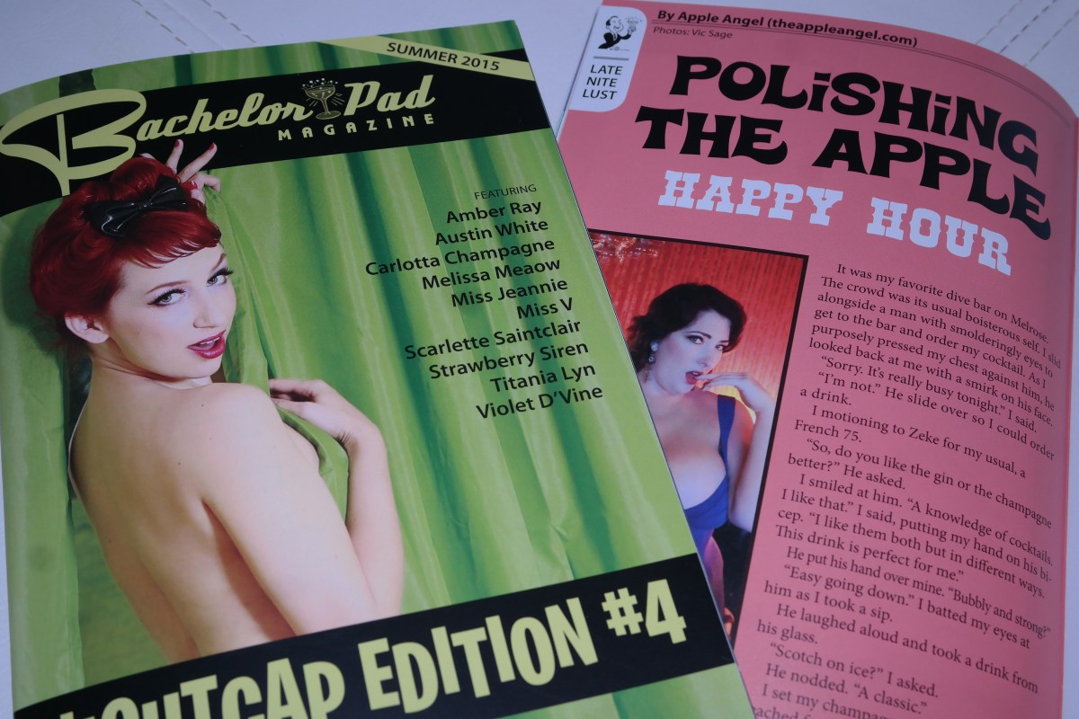 Apple Angel ApplenAngel boobs topless model NightCap Night Cap Bachelor Pad Polishing the Apple